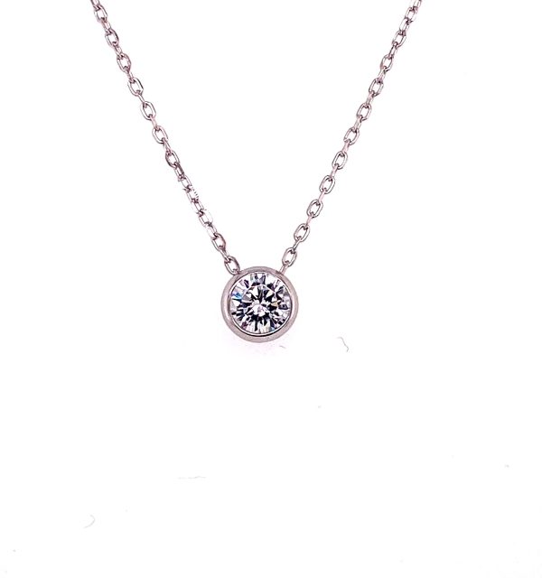 Kette in Silber mit Zirkonia Läufer