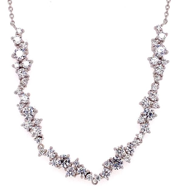 Collier Silber 925/000 mit Zirkonia