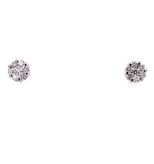 Ohrschmuck Weißgold 750/000 mit Brillant 0,20ct