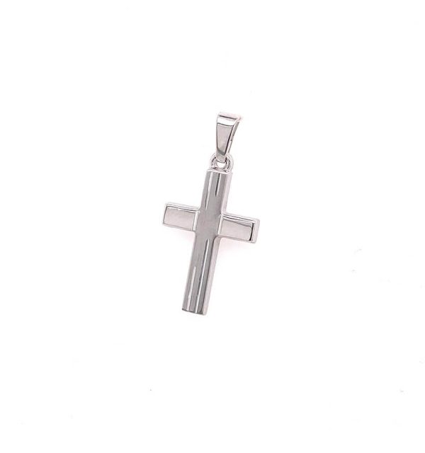 Kreuz in Weißgold 585/000