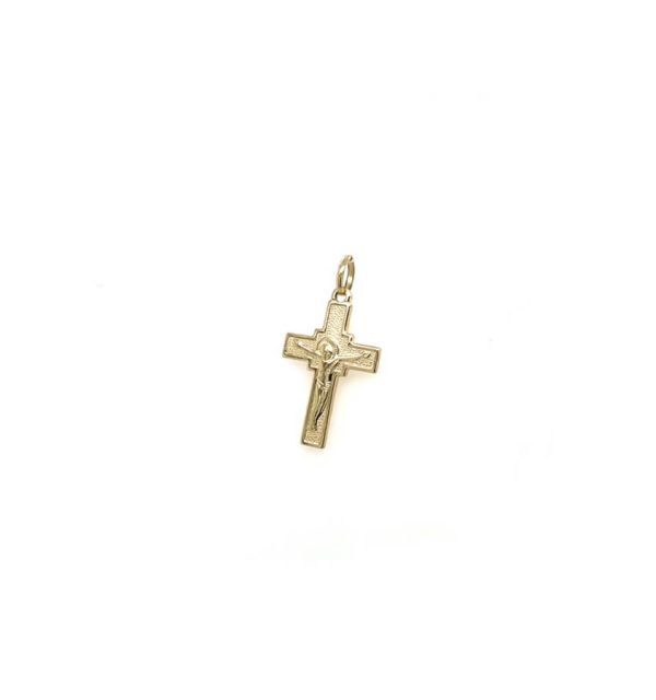 Kreuz in Gelbgold 585/000 mit Korpus