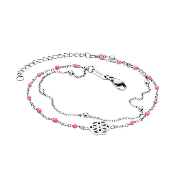 Julie Julsen Fußkettchen FLOWER OF LIFE JJAC29218S