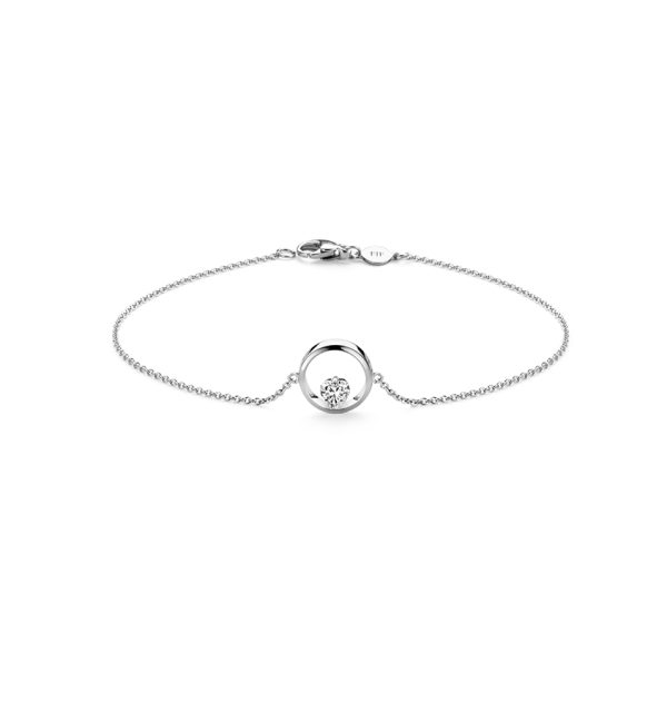 Armband Icon Heart in Silber 925/000 mit Zirkoniaherz