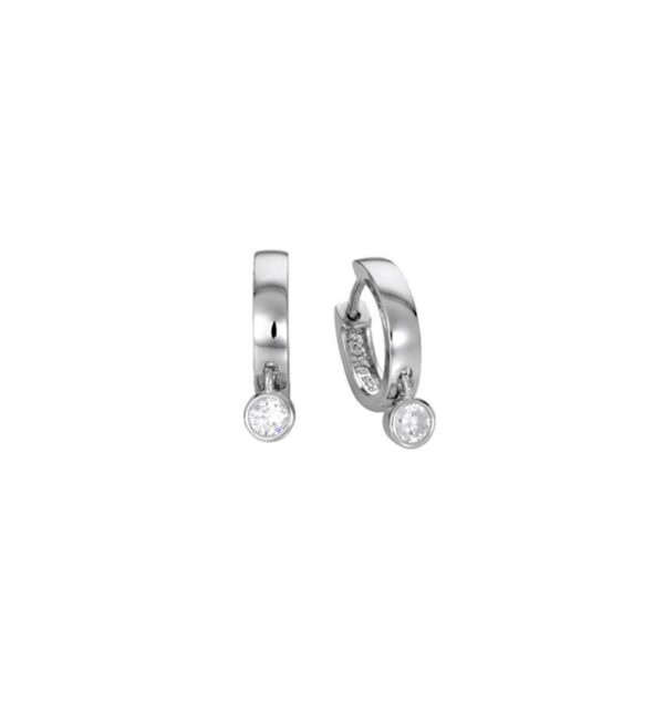 Creole 925/000 Silber mit weissem Zirkonia