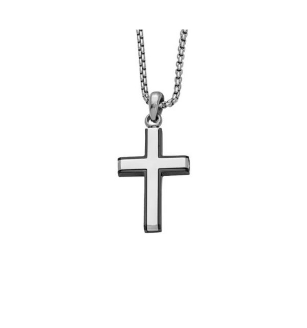 Stahlcollier Kreuz 160472