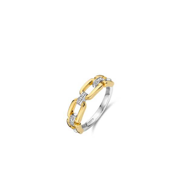 Ti Sento Milano Ring 925/000 bicolor mit Zirkonia