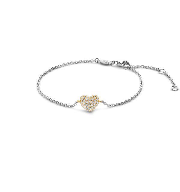 Ti Sento Milano Armband 925/000 bicolor mit Zirkoniaherz
