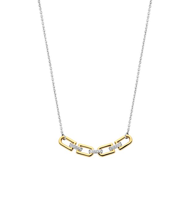 Ti Sento Milano Collier 925/000 bicolor mit Zirkonia