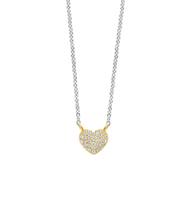 Ti Sento Milano Collier 925/000 bicolor mit Zirkoniaherz