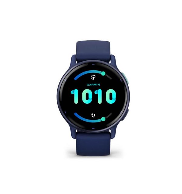 vívoactive® 5 Königsblau/Blau Metallic mit Schnellwechsel-Silikon-Armband