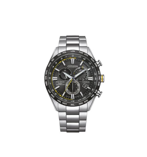 CITIZEN Herrenuhr Eco Drive Funkuhr CB5947-80E