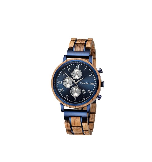 Waidzeit Herrenchronograph Whisky Swiss Mountain navy