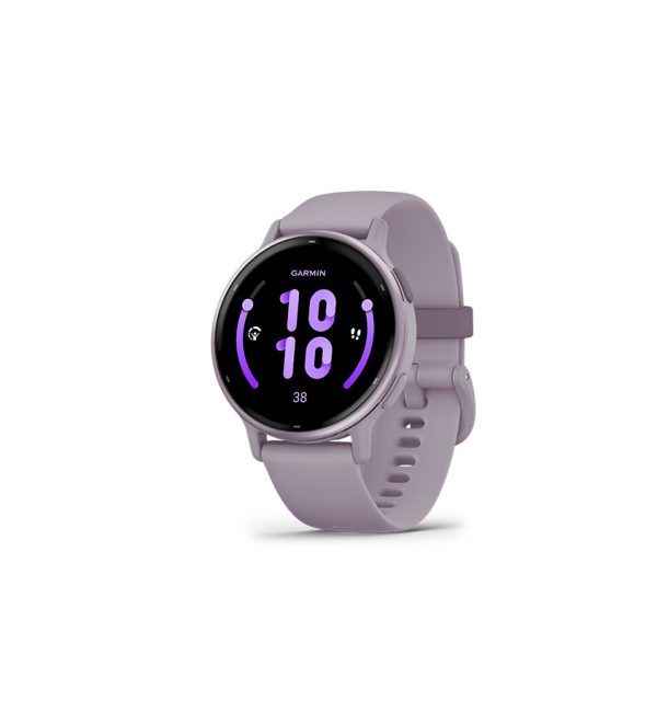 vívoactive® 5 Orchidee Metallic mit Schnellwechsel-Silikon-Armband