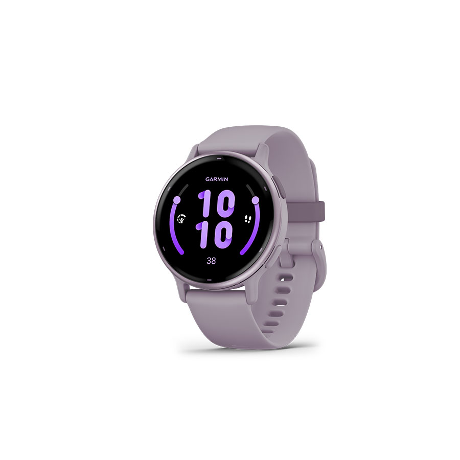 vívoactive® 5 Orchidee Metallic mit Schnellwechsel-Silikon-Armband
