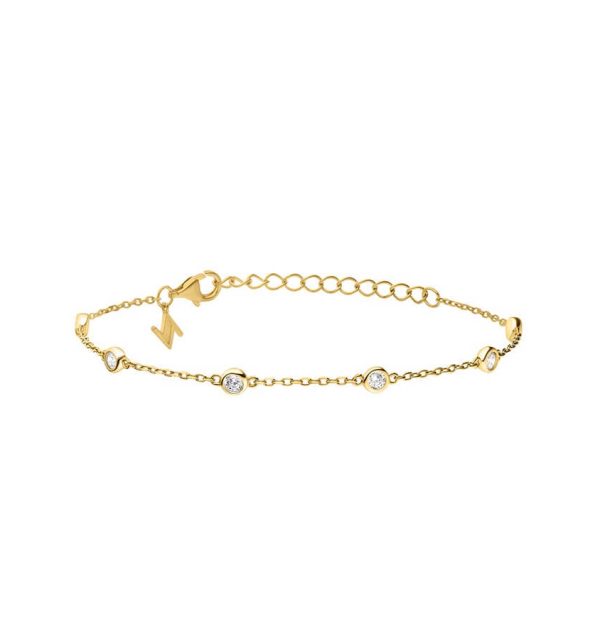 Nana Kayi Armband Lynette aus Silber 925/000 vergoldet mit Zirkonia