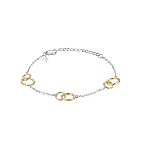 Bicolor Nana Kayi Armband aus Silber 925/000