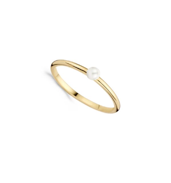 Ring in Gelbgold 585/000 mit Perle