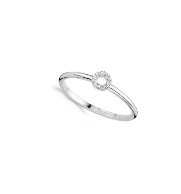 Ring in Weißgold 585/000 mit Zirkoniakreis