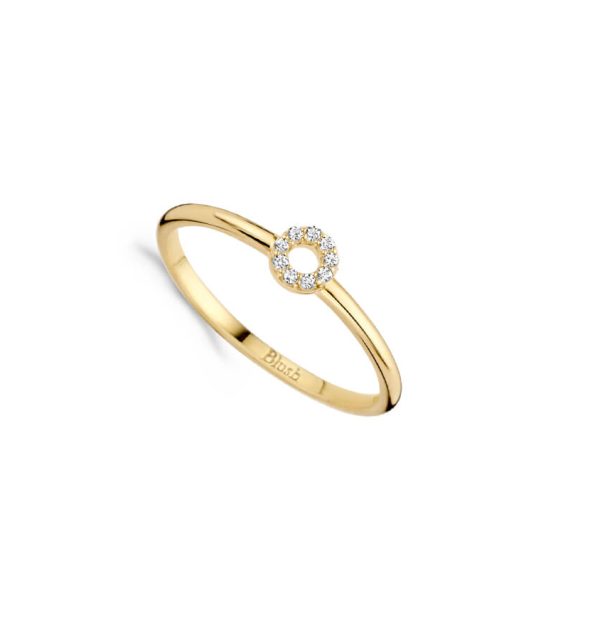 Ring in Gelbgold 585/000 mit Zirkoniakreis