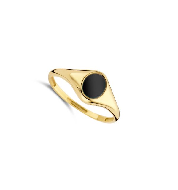 Ring in Gelbgold 585/000 mit Onyx