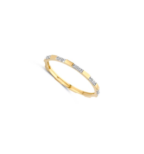 Ring in Gelbgold 585/000 mit Zirkonia