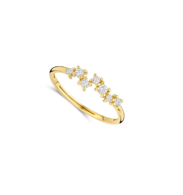 Ring in Gelbgold 585/000 mit Zirkonia