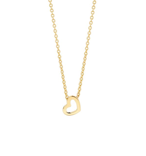 Collier in Gelbgold 585/000 mit Herz