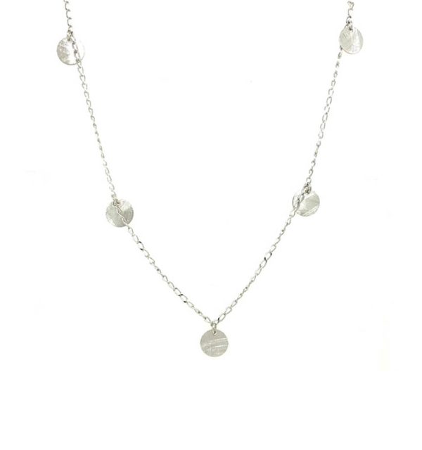 Collier in Silber 925/000 mit Plättchen