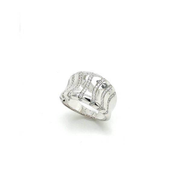 Ring in Silber 925/000 mit  Zirkonia