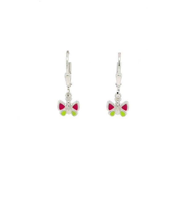 Kinderohrpendel Silber 925/000 Schmetterling