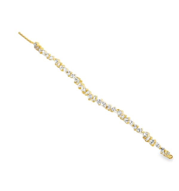 Nomination Armband Colour Wave aus Silber 925/000 vergoldet mit Zirkonia