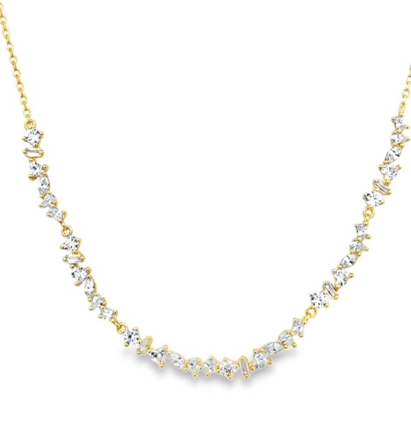 Nomination Collier Colour Wave aus Silber 925/000 vergoldet mit Zirkonia