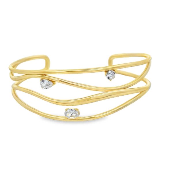 Nomination Armreif My Rebel Art aus Silber 925/000 vergoldet mit Zirkonia
