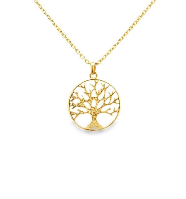 Julie Julsen Collier Lebensbaum in Silber 925/000 vergoldet JJNE01253.3