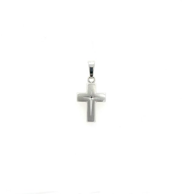 Kreuz in Silber 925/000 mit feinem Schliff