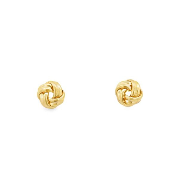 Knoten-Ohrstecker aus Gelbgold 585/000