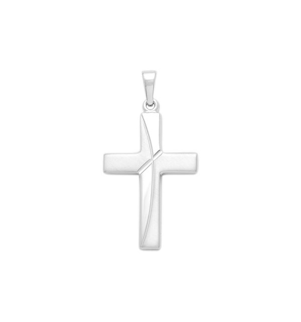 Kreuz in Silber 925/000 mit feinem Schliff