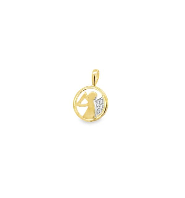 Schutzengel in Gelbgold 585/000