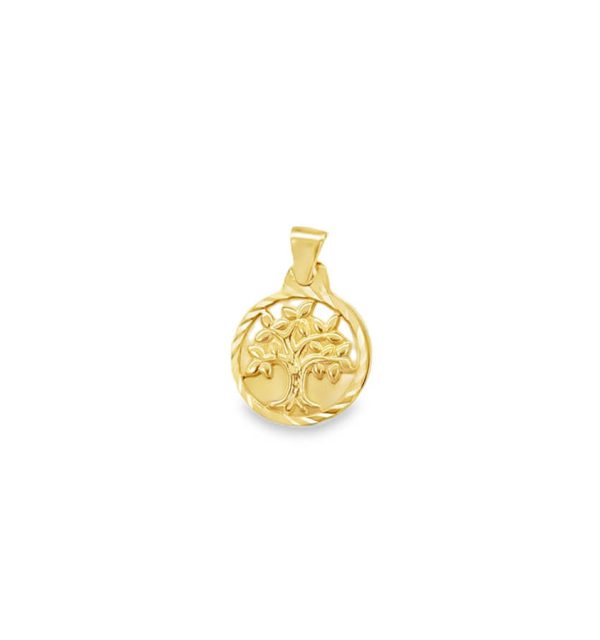 Anhänger Lebensbaum 585/000 Gelbgold