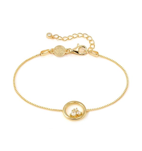 Nomination Armband aus Silber vergoldet 925/000 mit Zirkonia