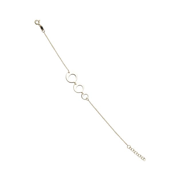 Armband Gelbgold 585/000 mit Scheiben