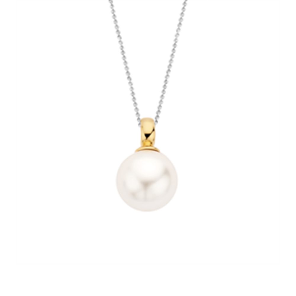 Ti Sento Milano Collier 925/000 mit großer Perle