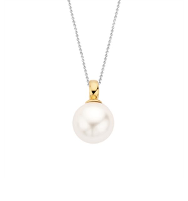 Ti Sento Milano Collier 925/000 mit großer Perle