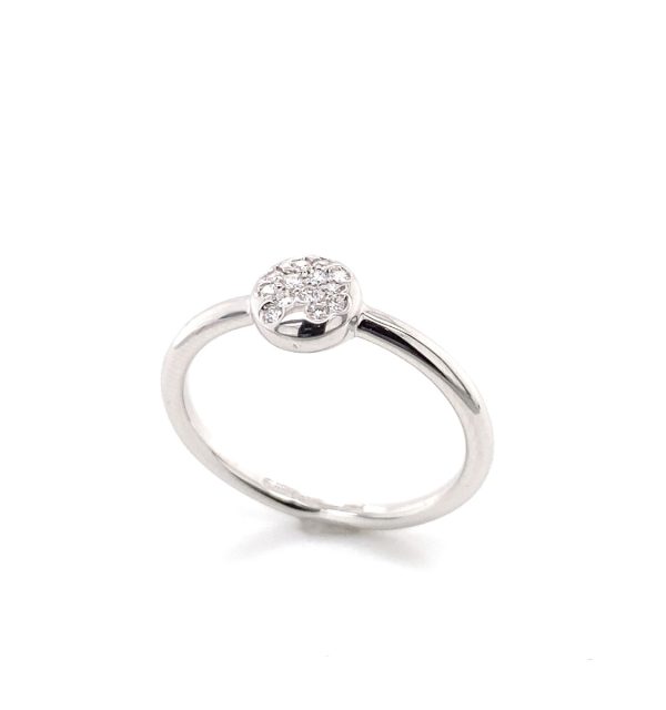 Ring Weißgold 585/000 mit Diamant