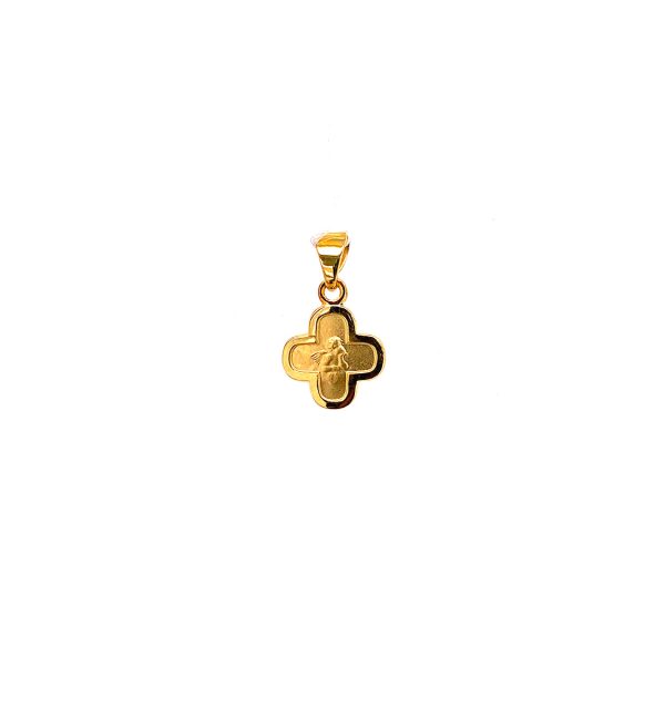 Schutzengel in Gelbgold 585/000