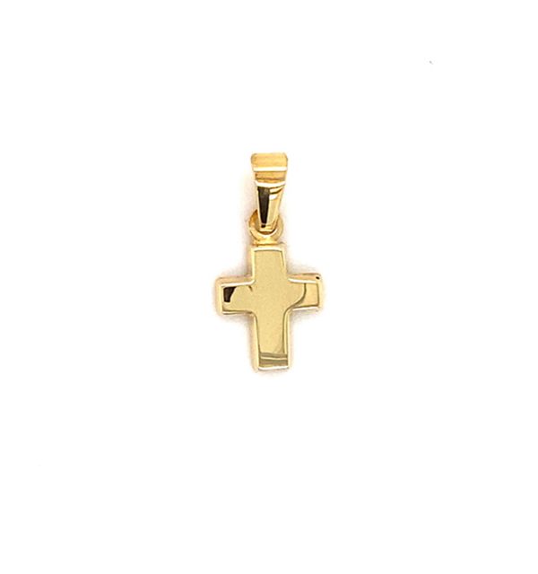 Kreuz 585/000 Gelbgold