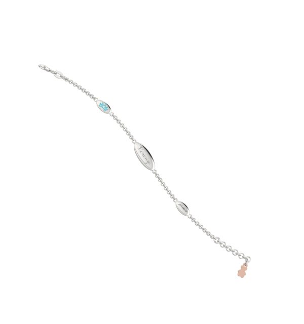 Nanan Armband Bimbo mit Namensschild 925/000 Silber