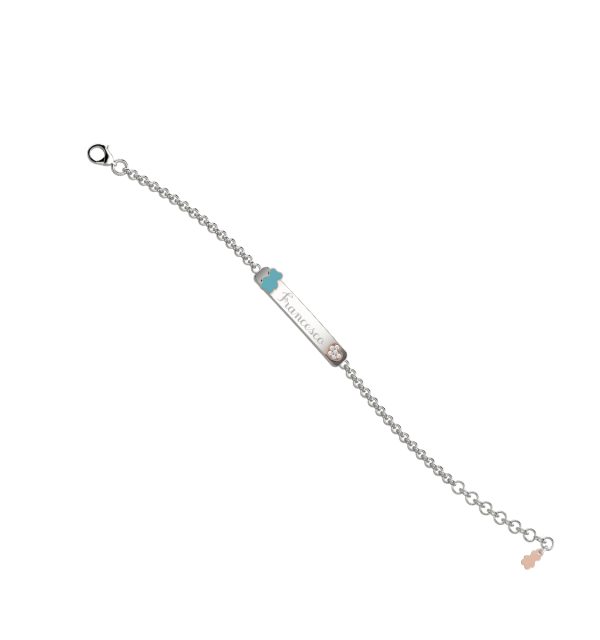 Nanan Armband Bimbo mit Namensschild 925/000 Silber