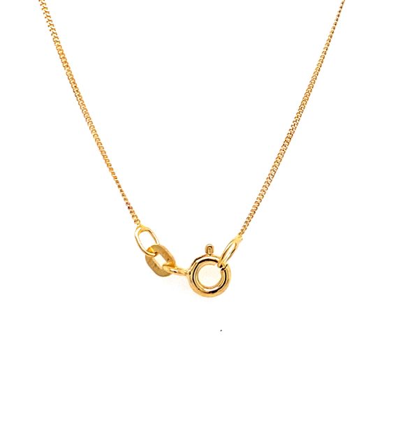 Karreekette 585/000 Gelbgold Länge 36 cm