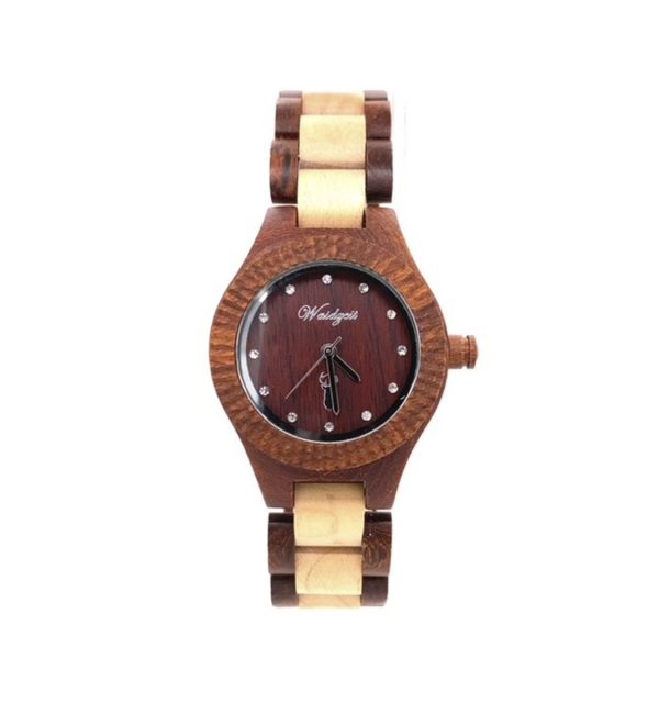 WAIDZEIT Damenuhr Holz AU03 AUERHAHN Premium